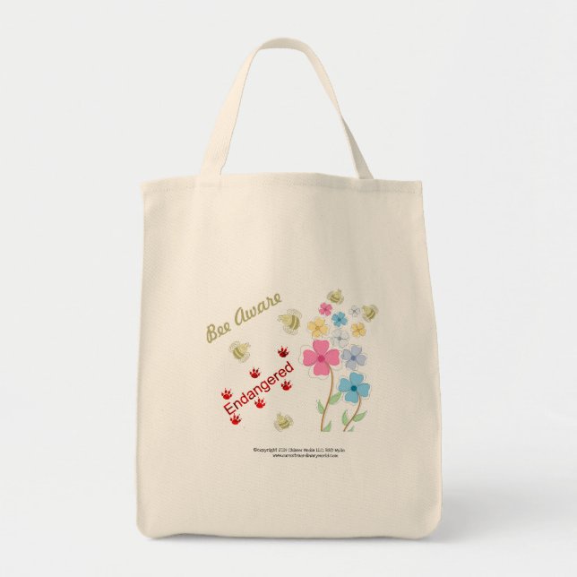 Tote Bag Sauvez les abeilles (Devant)