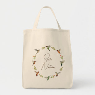 Tote Bag Sauvez les colibris de la nature