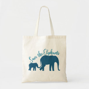 Tote Bag Sauvez les éléphants