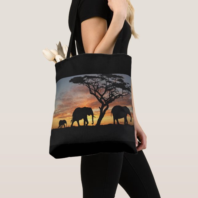 Tote Bag Sauvez les éléphants (De près)