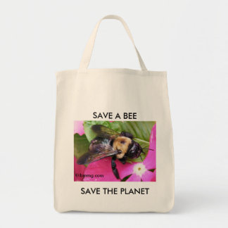 Tote Bag Sauvez une abeille, sauvez la planète