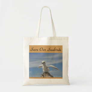 Tote Bag Save Our Seabirds Birder's Bag by RoseWrites