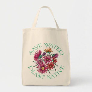 Tote Bag Save Water - Plante native