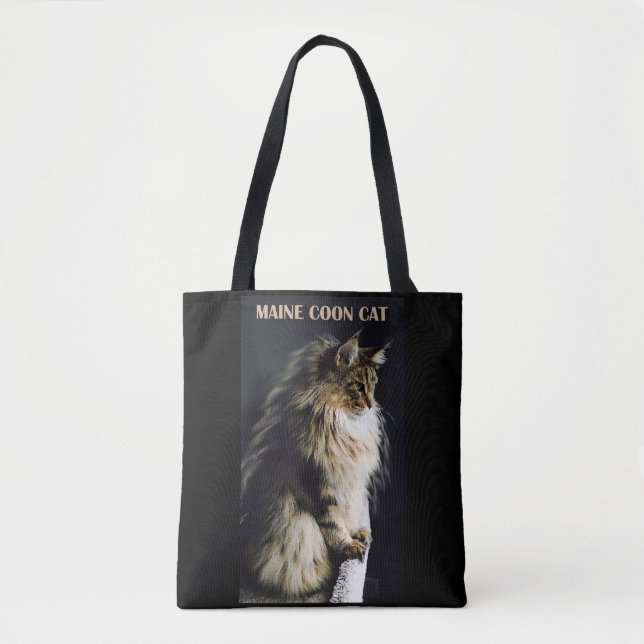 Tote Bag Sc de chat de ragondin du Maine (Devant)