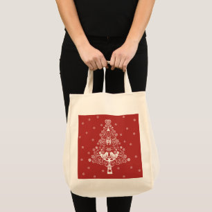 Tote Bag Scandinave nordique Arbre de Noël Magie