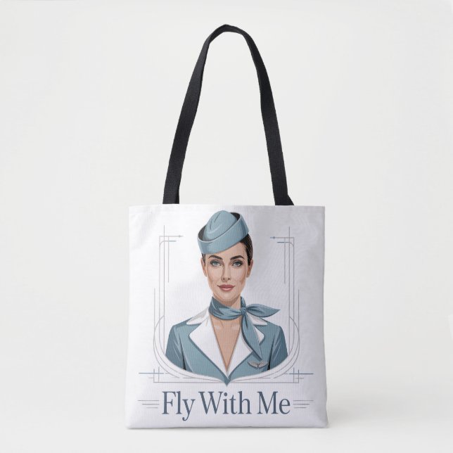 Tote Bag Scandinavian stewardess  (Devant)