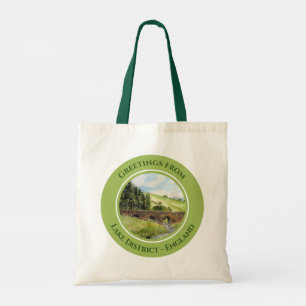 Tote Bag Scawgill Bridge over river Aiken Lake District UK