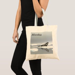 Tote Bag Sceau De Ruban Sur Glace