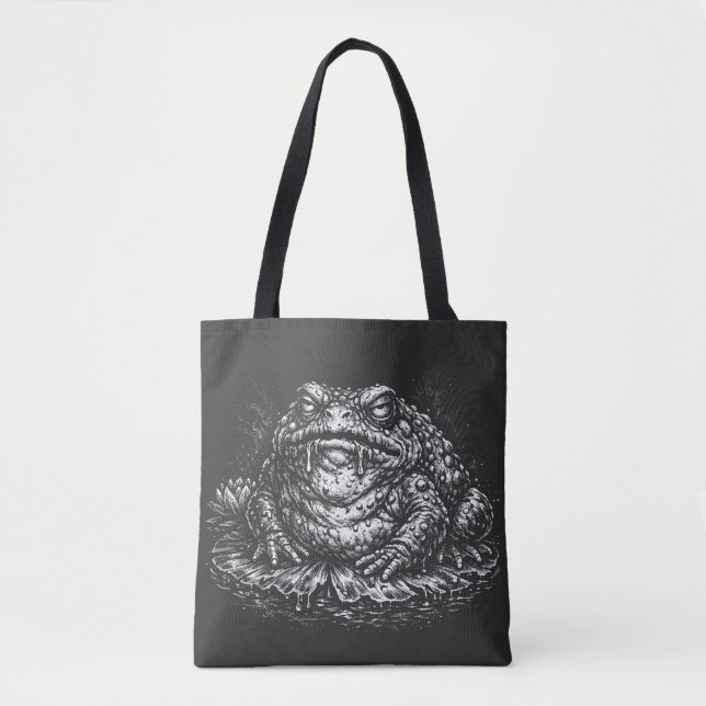 Tote Bag Sceau du Crapaud Hanté par BurnsInHell (Devant)