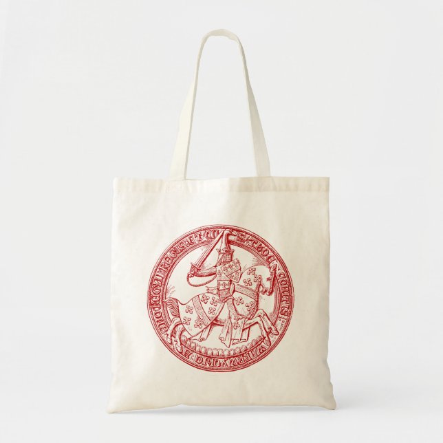 Tote Bag Sceau héraldique médiéval de Thomas de Beauchamp (Devant)