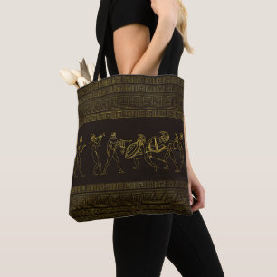 Tote Bag Scène antique de Sparte Grèce sur le motif grec
