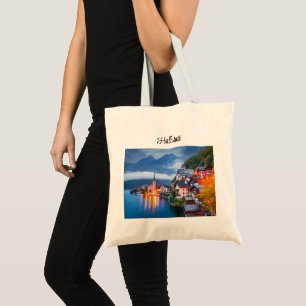 Tote Bag Scène nocturne Hallstatt, Autriche