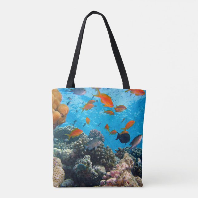 Tote Bag Scène sous-marine (Dos)
