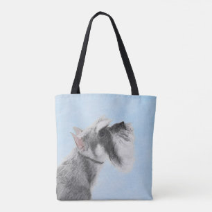 Tote Bag Schnauzer (Giant, Standard) Peinture - Chien Art