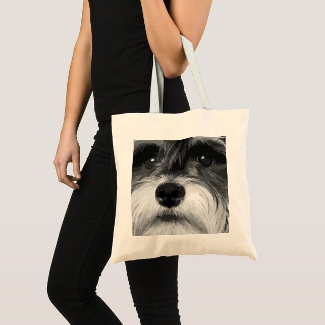 Tote Bag Schnauzer miniature (Devant (produit))