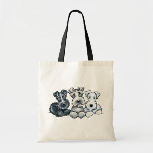 Tote Bag Schnauzers solides