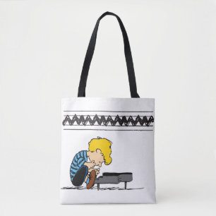 Tote Bag Schroeder Charlie Musique Brown