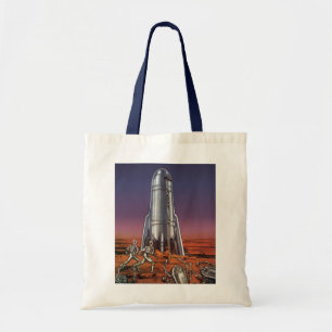 Tote Bag Science-fiction vintage, astronautes extraterrestr