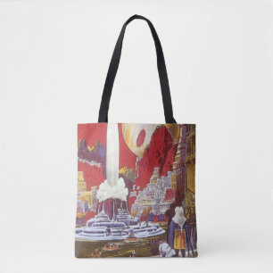 Tote Bag Science-fiction vintage, la ville perdue d'Atlanti