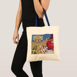 Tote Bag Science-fiction vintage, New York City futuriste