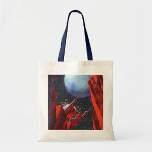 Tote Bag Science-fiction vintage, rover lunaire de canyon s