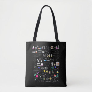 Tote Bag Science Physique Chimie des mathématiques Biologi