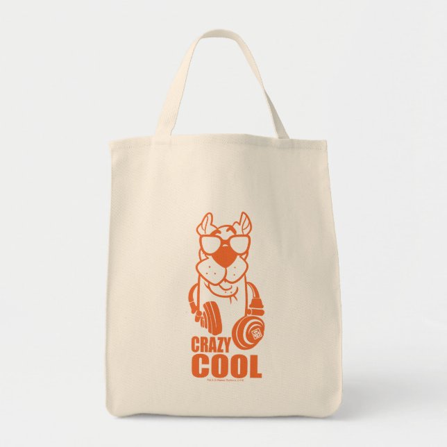Tote Bag Scooby-Doo "Cool fou" casque graphique (Devant)