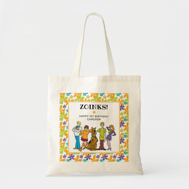 Tote Bag Scooby-Doo et l'anniversaire Super de Gang (Devant)