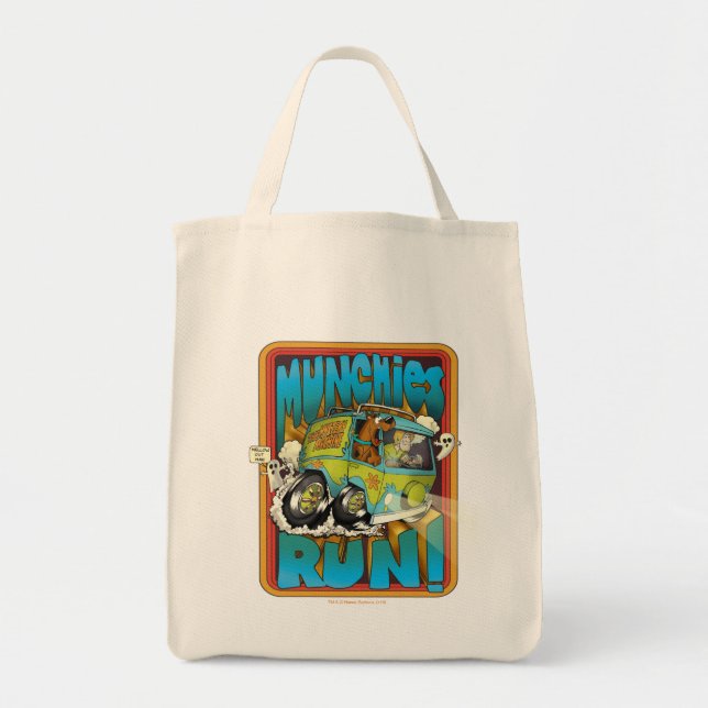 Tote Bag Scooby-Doo et Shaggy "Munchies Run !" (Devant)