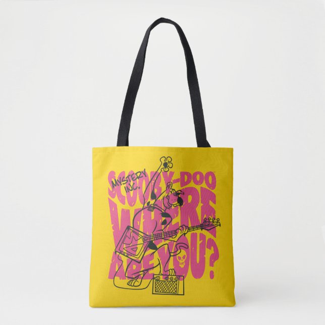 Tote Bag Scooby Doo Où Es-Tu Punk Guitar Riff (Devant)
