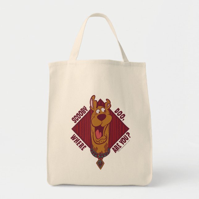 Tote Bag Scooby-Doo Où Êtes-Vous Graphique Tribal (Devant)