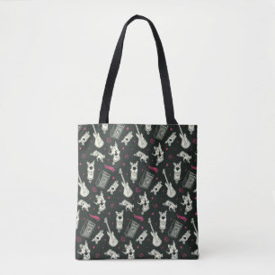 Tote Bag Scooby Doo Punk Guitare et Motif Amp