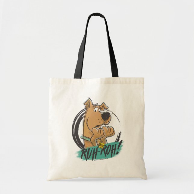 Tote Bag Scooby-Doo "Ruh Roh !" Croquis de marqueur (Devant)
