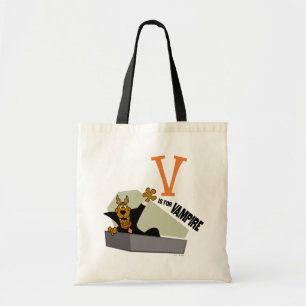 Tote Bag Scooby-Doo   V est pour Vampire
