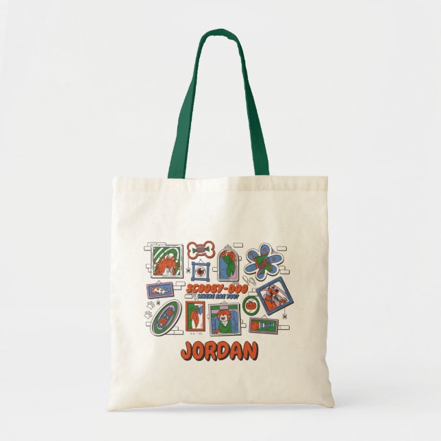 Tote Bag Scooby-Doo Wall of Halloween Picture Frames (Devant)