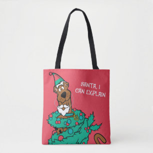 Tote Bag Scooby-Doo Wrapped in Wreaths