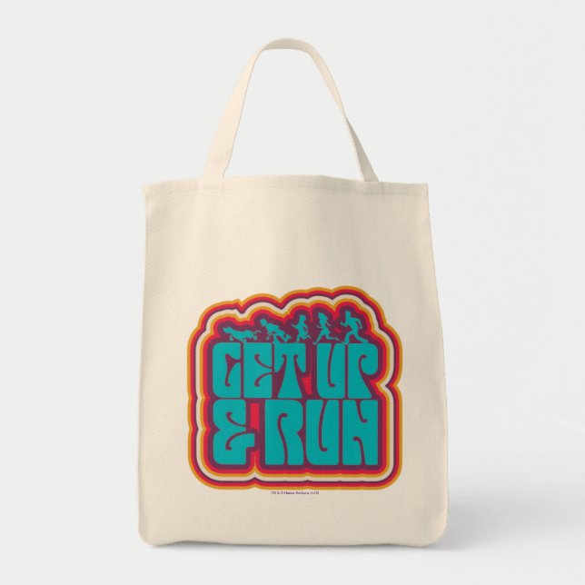 Tote Bag Scooby et le graphique "Get Up & Run" (Devant)