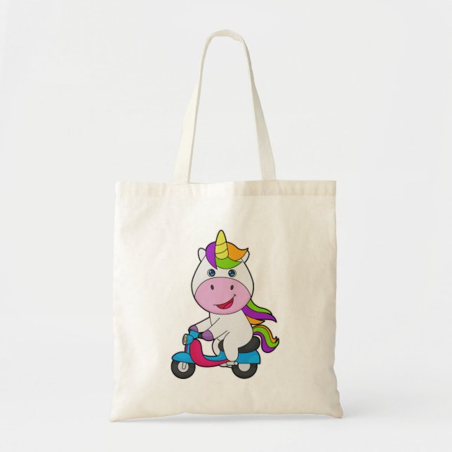 Tote Bag Scooter Unicorn (Devant)