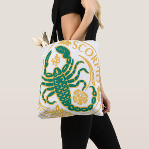 Tote Bag Scorpion du Zodiaque sur un