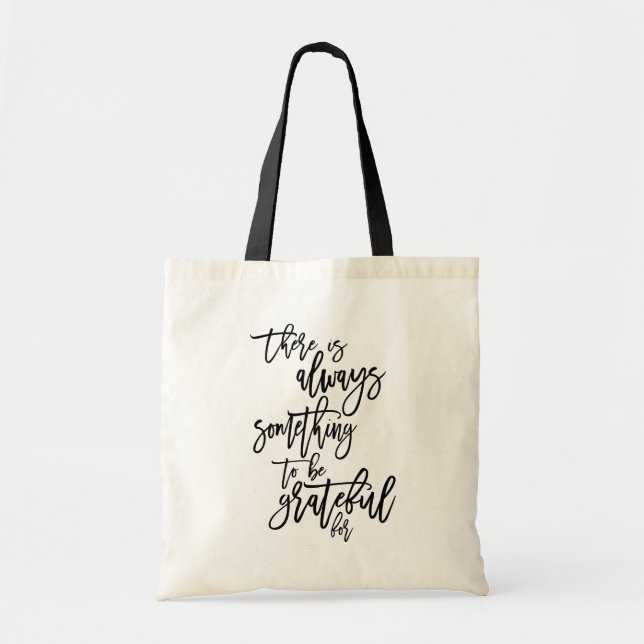 Tote Bag Script Élégant Toujours Quelque Chose À Être Recon (Devant)
