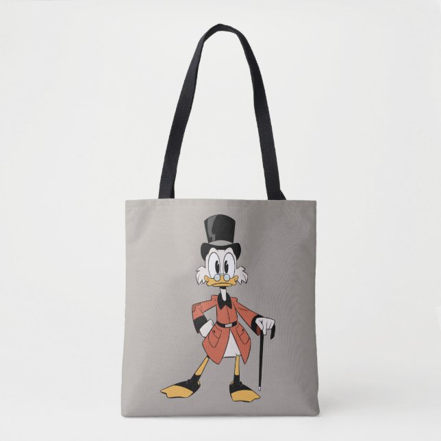 Tote Bag Scrooge McDuck| Travailler dur dur (Devant)