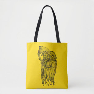 Tote Bag Scythe man - La Mort, Faucheuse Grim