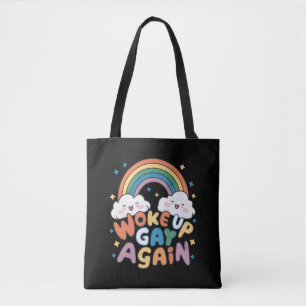 Tote Bag Se réveilla Gay Again Mois de la fierté LGBT Groov