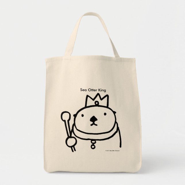 Tote Bag Sea Otter King (Devant)