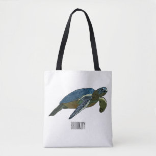 Tote Bag Sea turtle cartoon