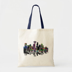 Tote Bag Seattle, Washington en graffiti