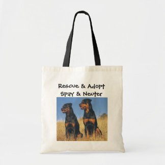 Tote Bag Secourez et adoptez, stérilisez et neutre,