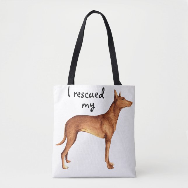 Tote Bag Secourir Pharaon Hound (Devant)