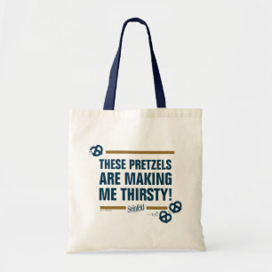 Tote Bag Seinfeld   "These Pretzels" Typography Graphic