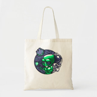 Tote Bag Selfie Alien pour un Enseignant Astronome Fan de l